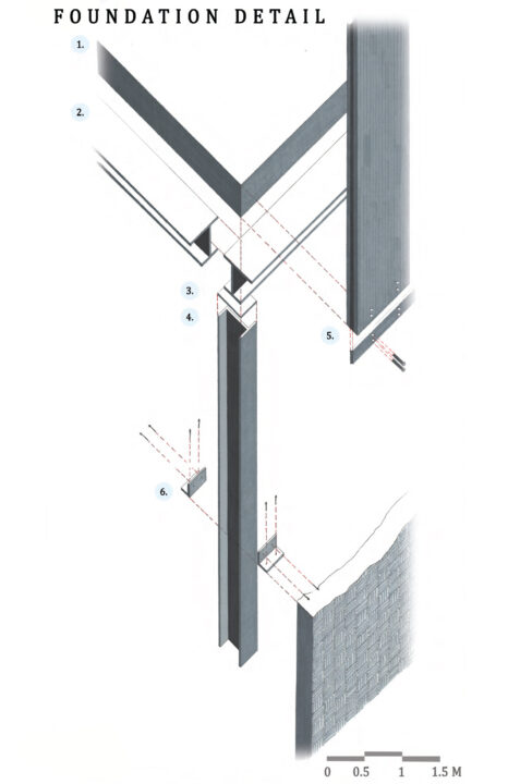 Foundation detail drawing
