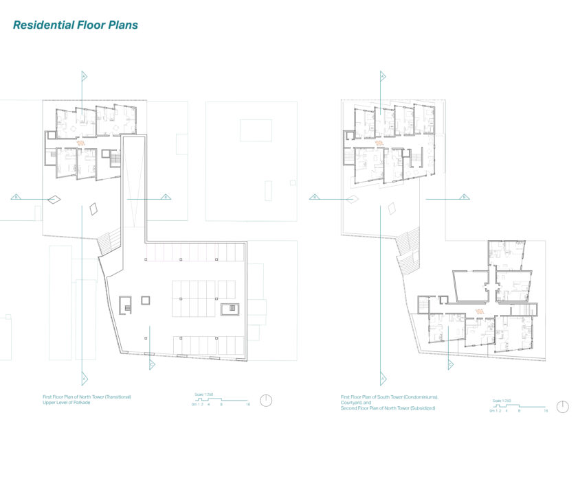 Residential floor plans