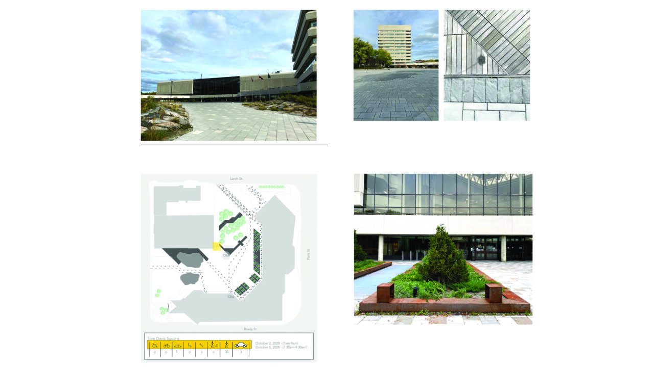 Website screenshot with four images of the downtown sudbury area