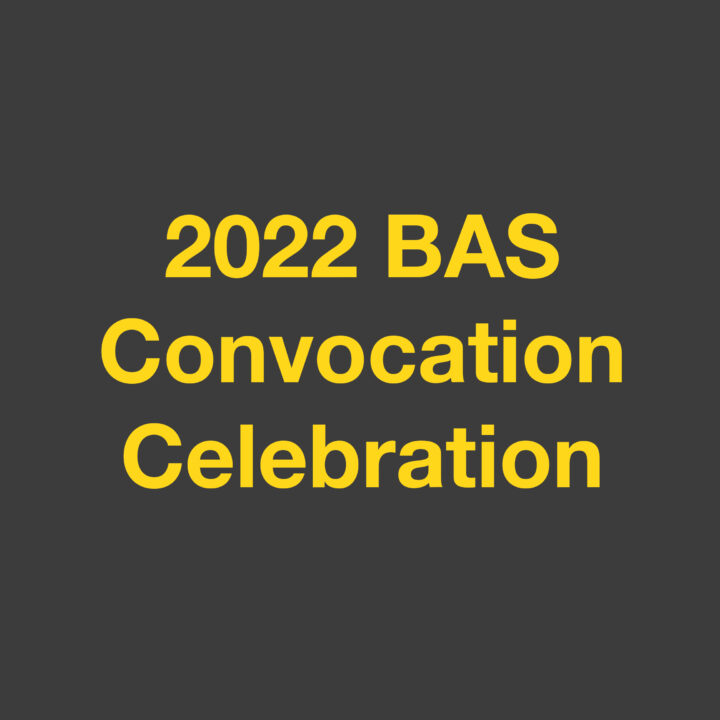 Title slide: 2022 BAS convocation celebration