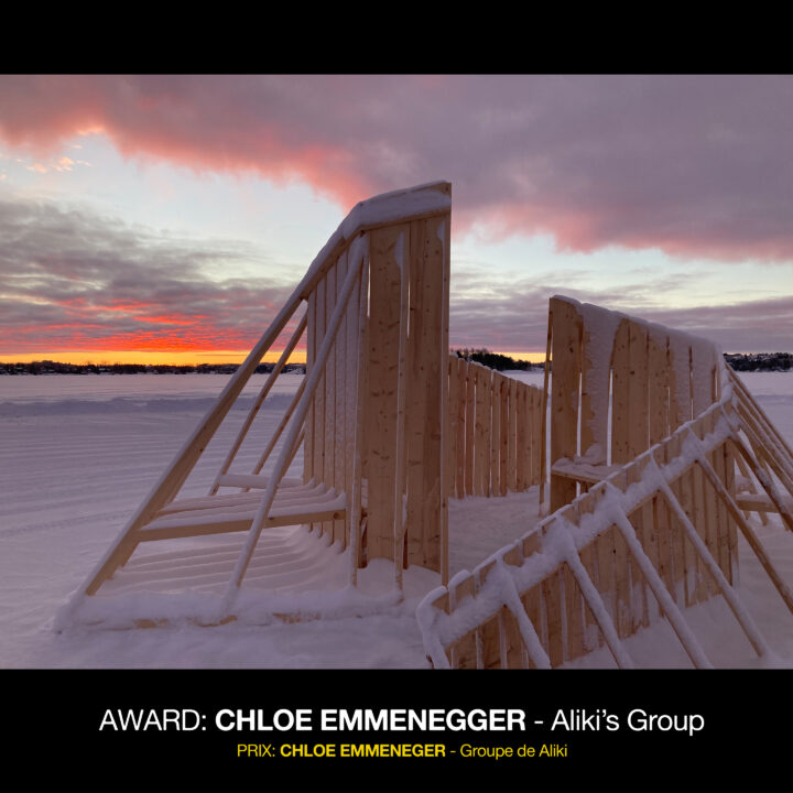 Award-winning photo of Aliki Economides' 2023 Ice Station (Calm in the Eye of the Storm)