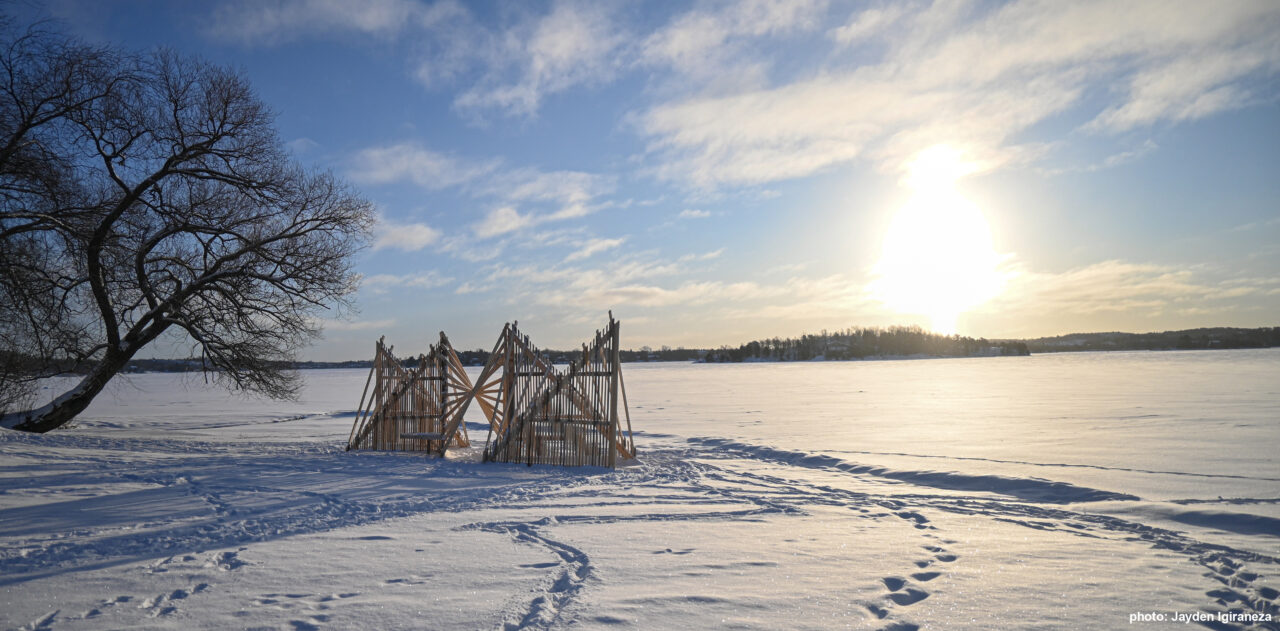 Photo de la Station sur glace