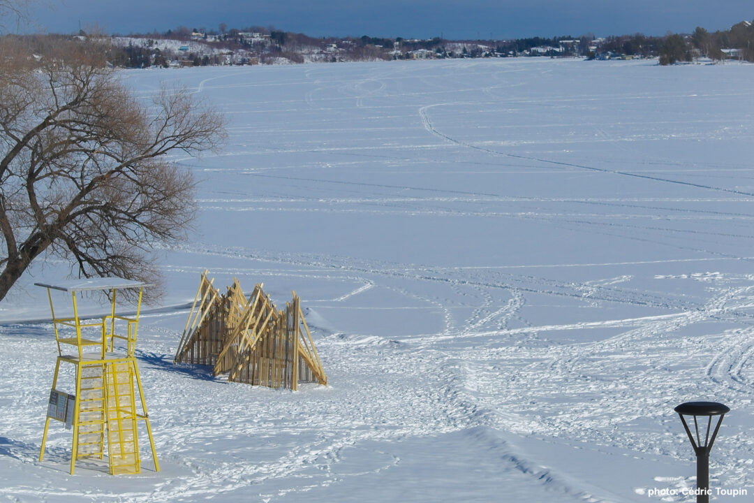 Photo de la Station sur glace